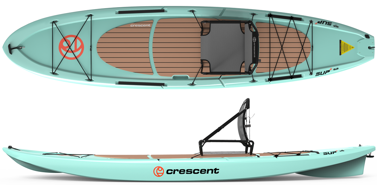 Crescent Sup Paddleboard Kayak Hybrid The Kayak Hub Tampa Fl